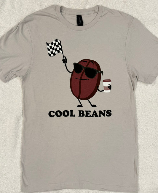 Cool Beans short sleeve shirt- Light Gray